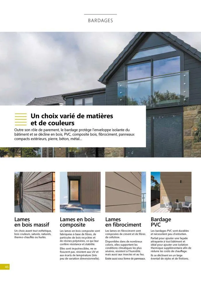Guide construction bois 2024/2025 du 23 août au 31 décembre 2025 - Catalogue page 46