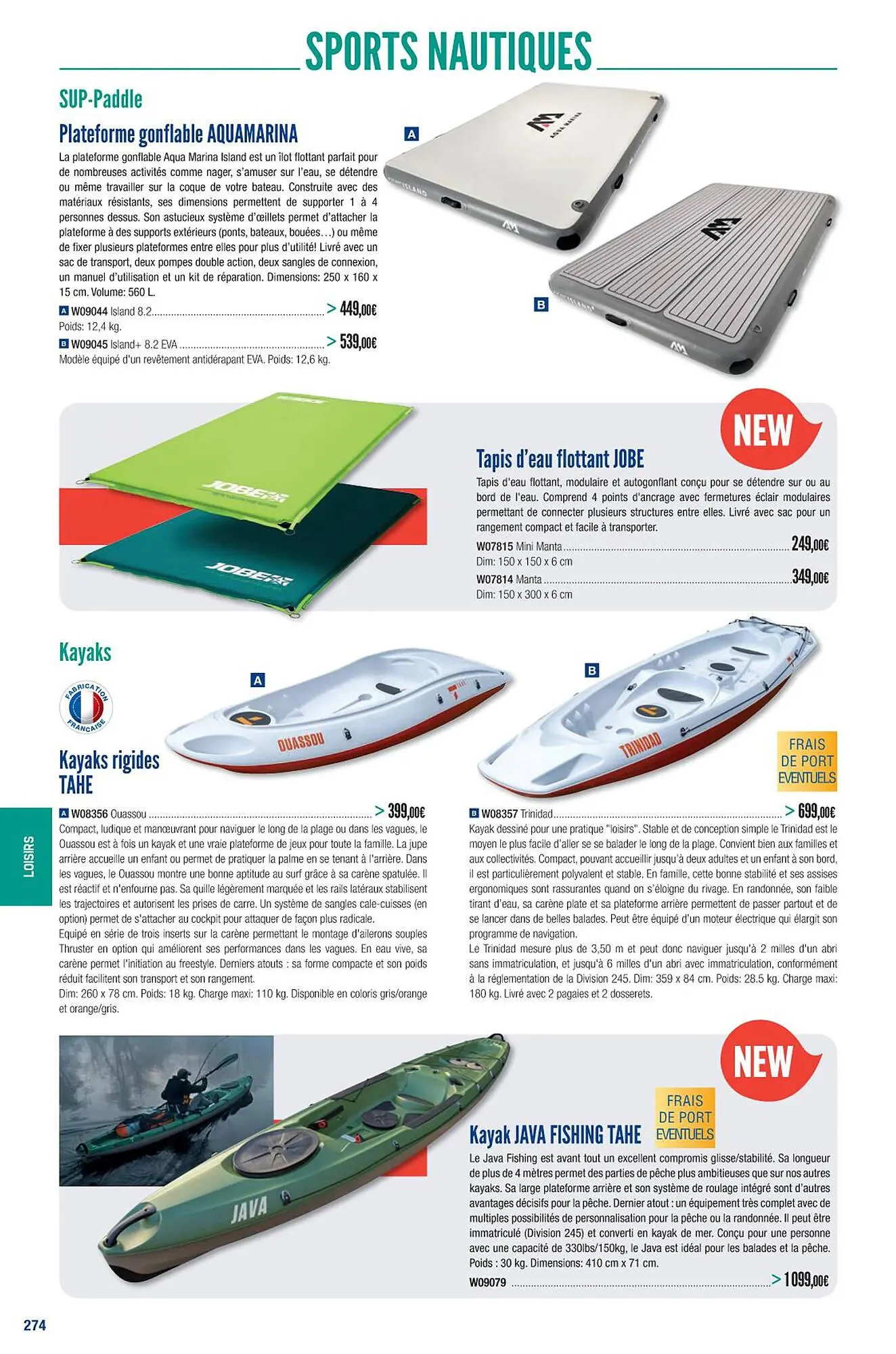 Catalogue Accastillage Diffusion du 1 mars au 31 décembre 2023 - Catalogue page 276