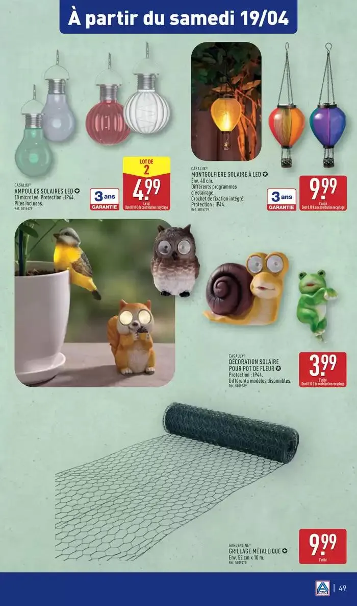 Arrivages de Pâques à prix discount du 15 avril au 21 avril 2025 - Catalogue page 52