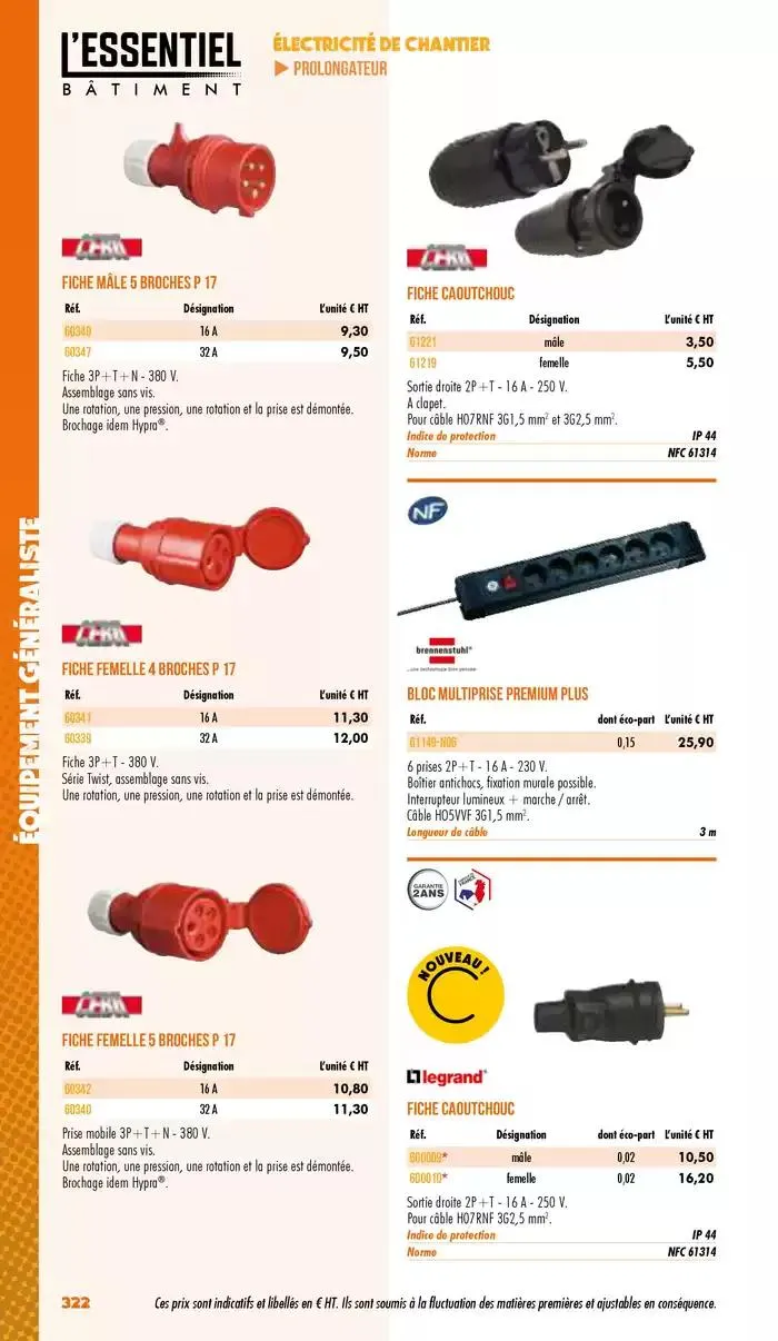 Essentiel Batiment 2025 du 3 janvier au 31 décembre 2025 - Catalogue page 324