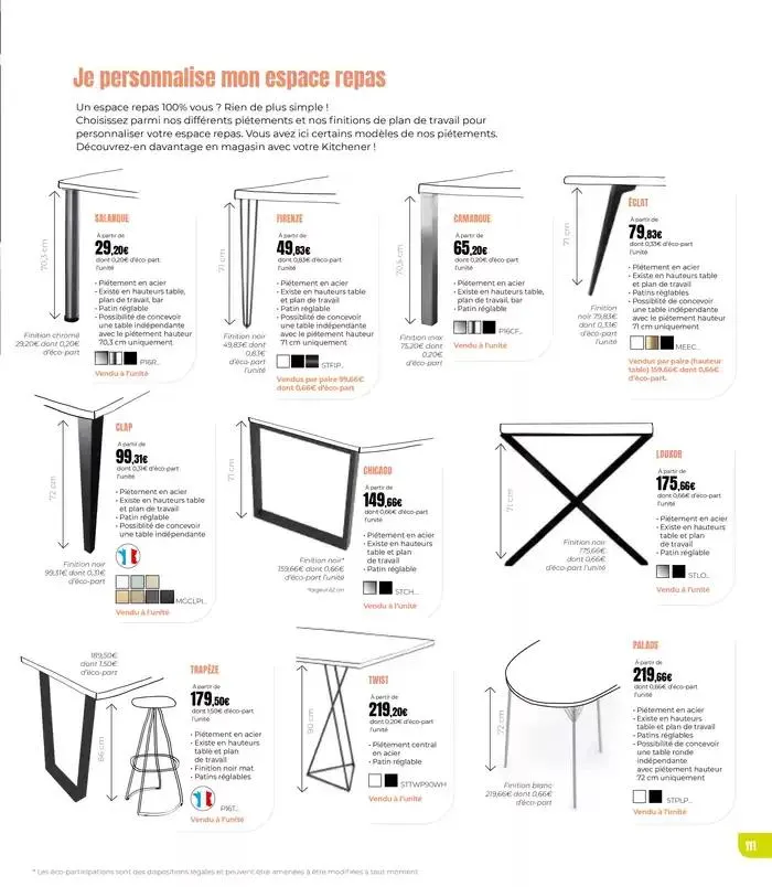Consultez le menu avant de vous mettre en cuisine. du 7 janvier au 31 décembre 2025 - Catalogue page 111
