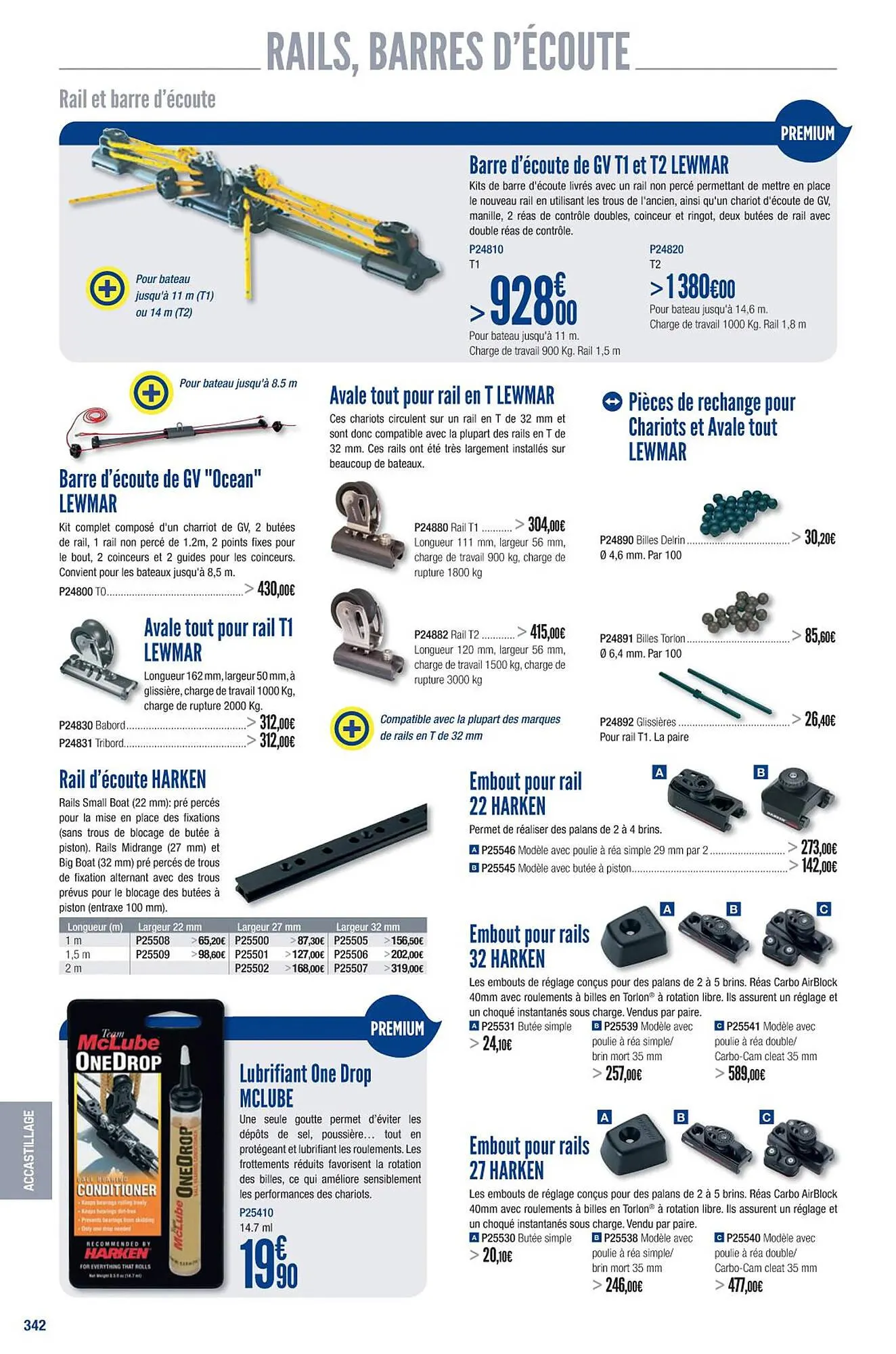 Catalogue Accastillage Diffusion du 1 mars au 31 décembre 2023 - Catalogue page 344