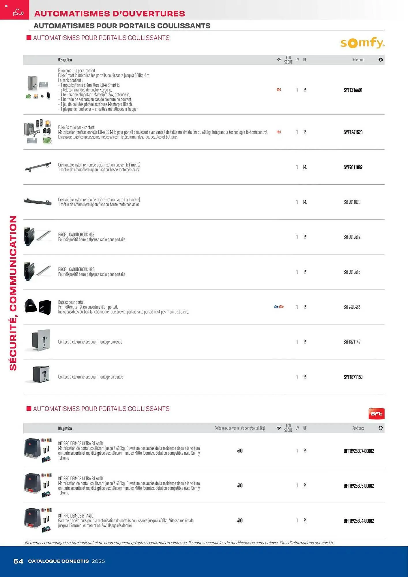 Catalogue Rexel du 10 avril au 31 décembre 2026 - Catalogue page 54