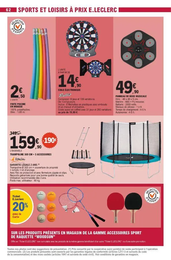 E. Leclerc du 20 mai au 31 mai 2025 - Catalogue page 62