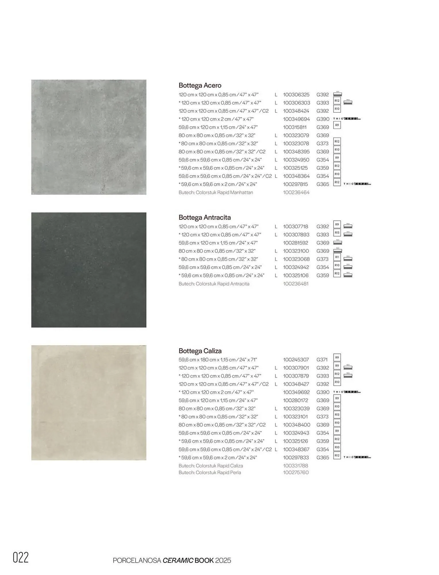 Catalogue Porcelanosa du 27 janvier au 31 décembre 2025 - Catalogue page 24