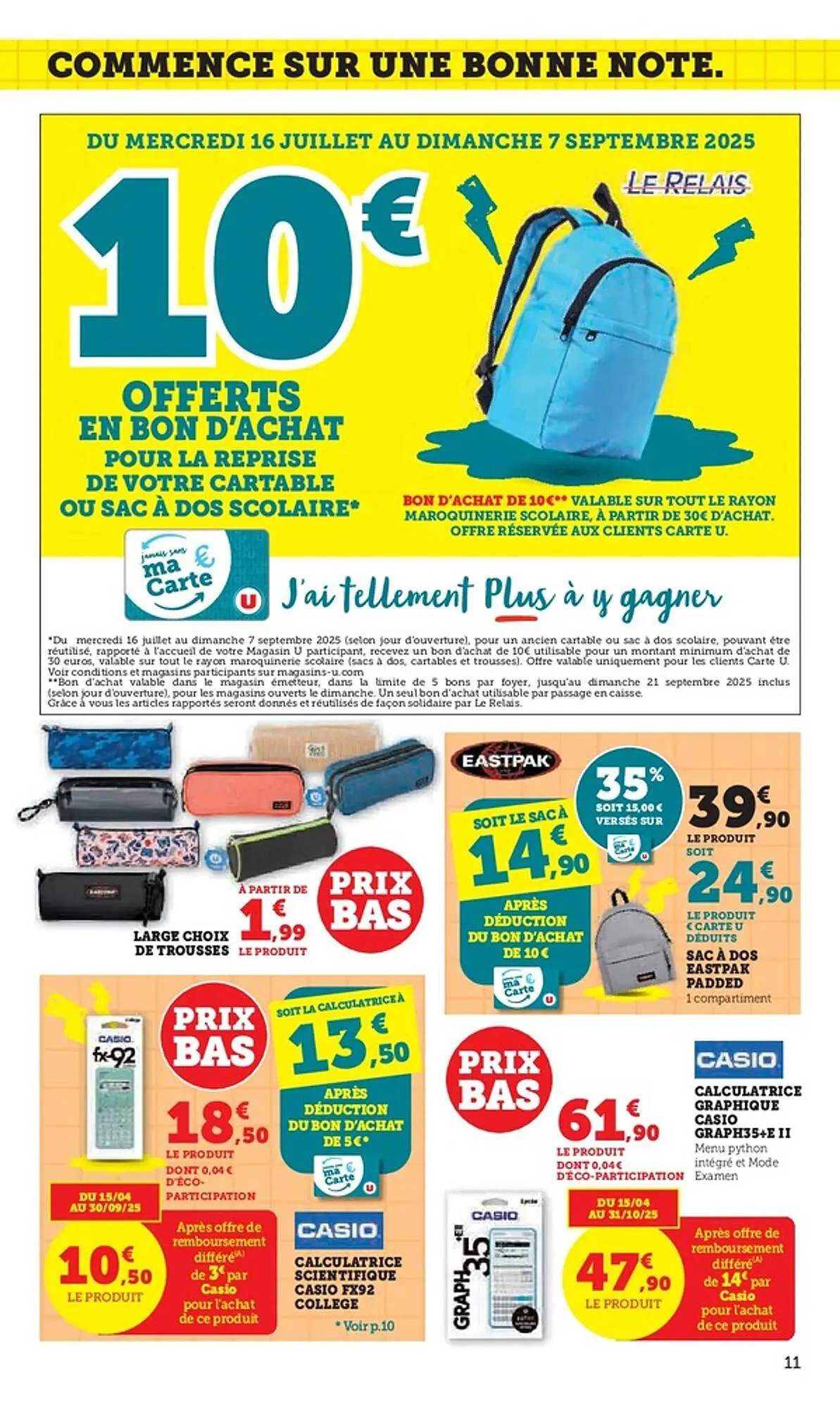 Catalogue Super U du 16 juillet au 3 août 2025 - Catalogue page 11