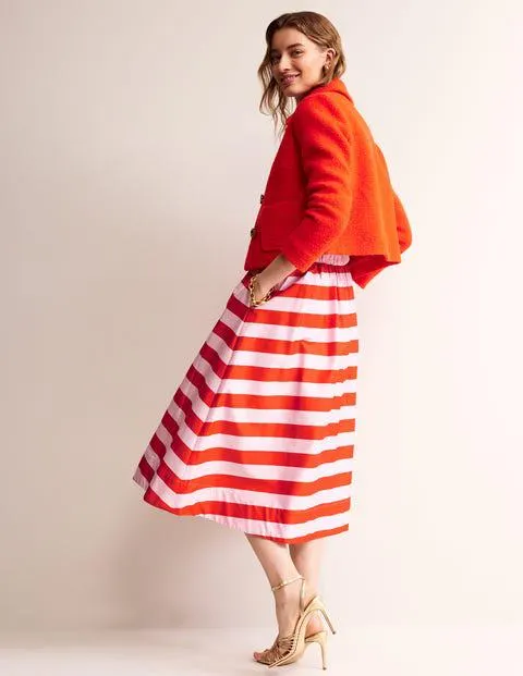 Jupe Isabella en satin de coton