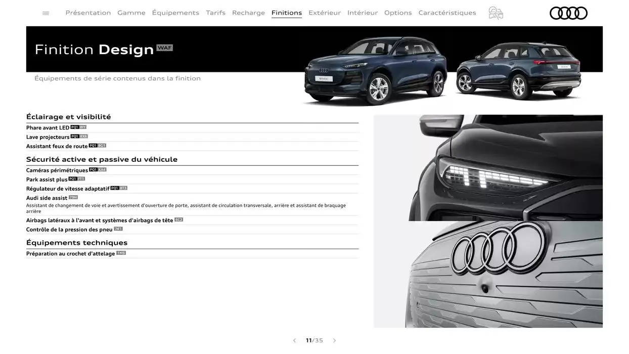 Audi Q6 e-tron  du 7 janvier au 31 janvier 2026 - Catalogue page 11