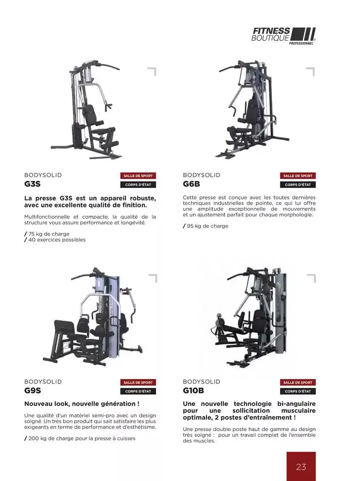 GAMME PROFESSIONNELLE 2025-2026 du 27 mars au 28 février 2026 - Catalogue page 23