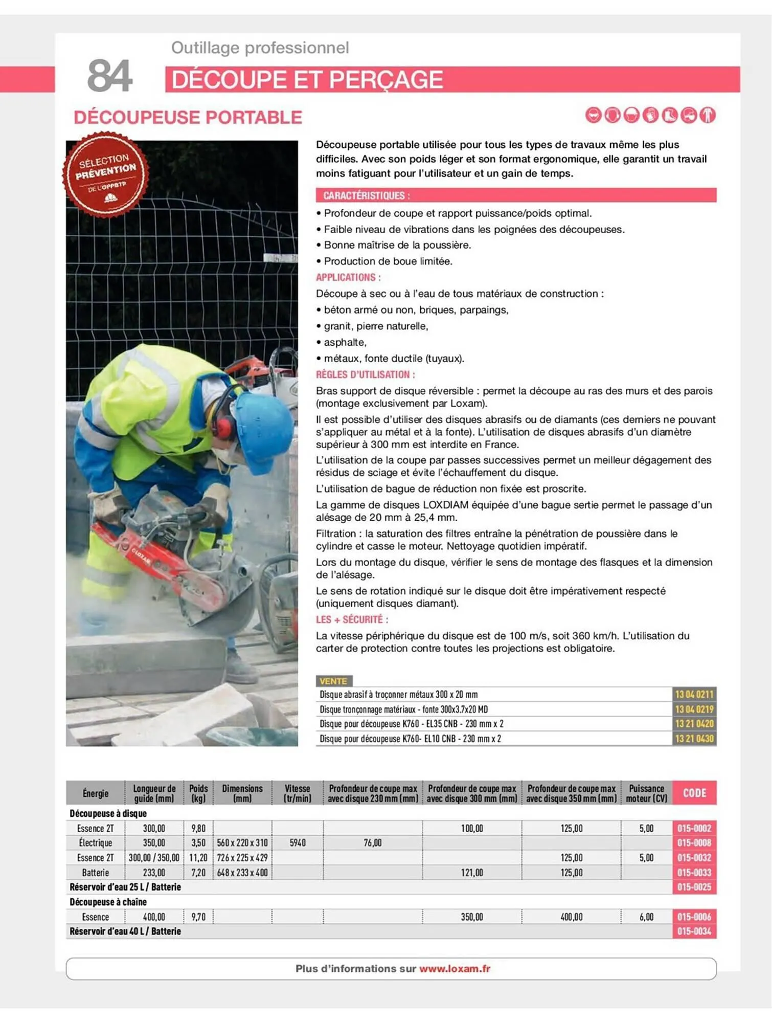 Catalogue Loxam du 19 avril au 31 décembre 2023 - Catalogue page 86
