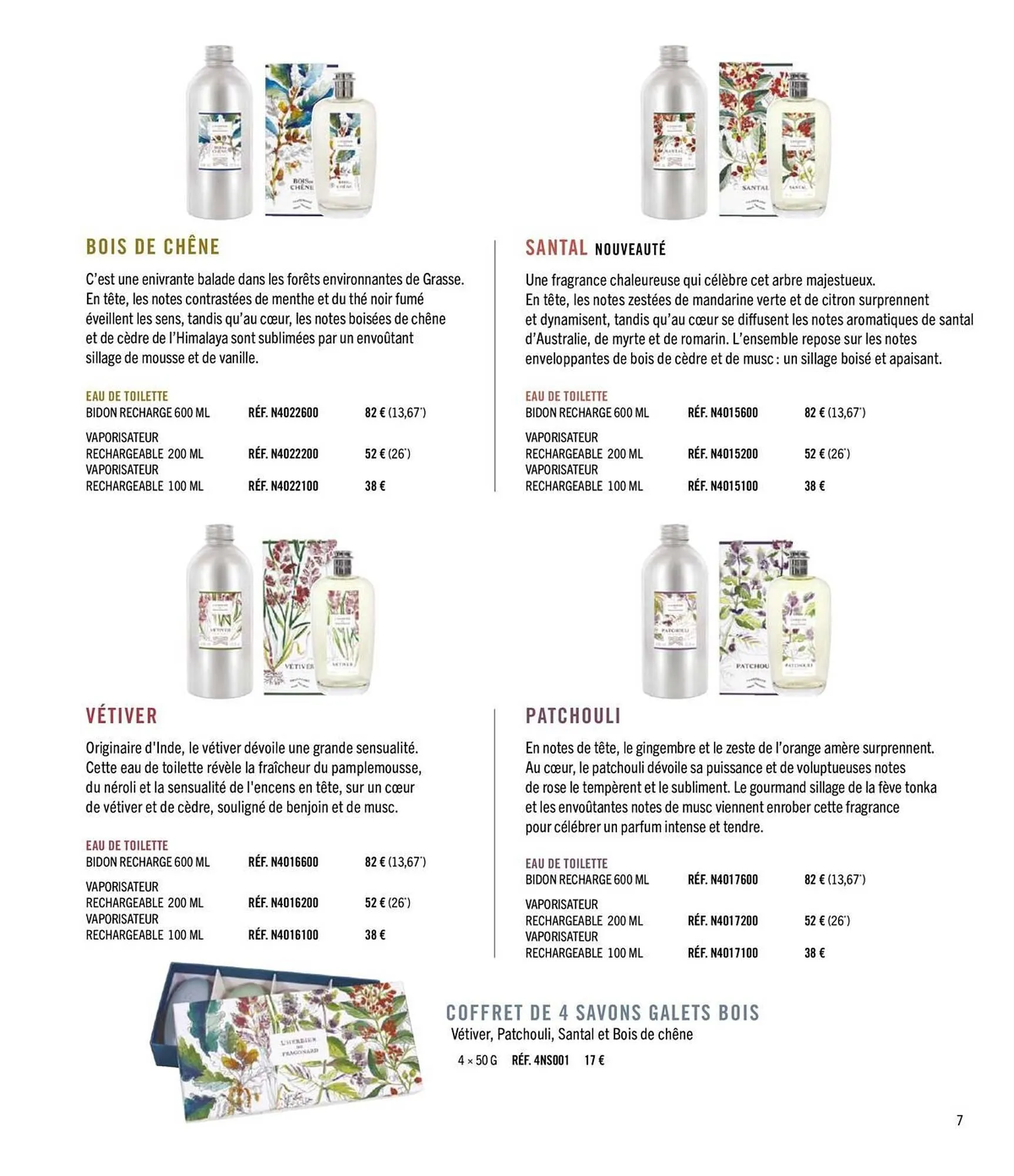 Catalogue Fragonard du 1 avril au 31 décembre 2026 - Catalogue page 7