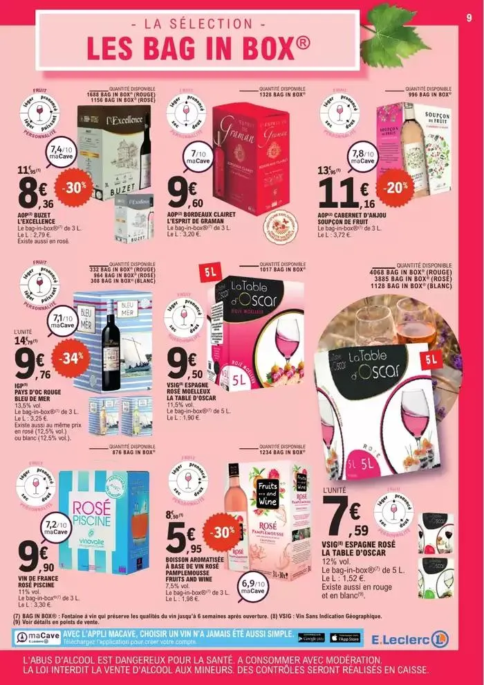 FOIRE AUX VINS DE PRINTEMPS - MIXTE du 8 avril au 19 avril 2025 - Catalogue page 9