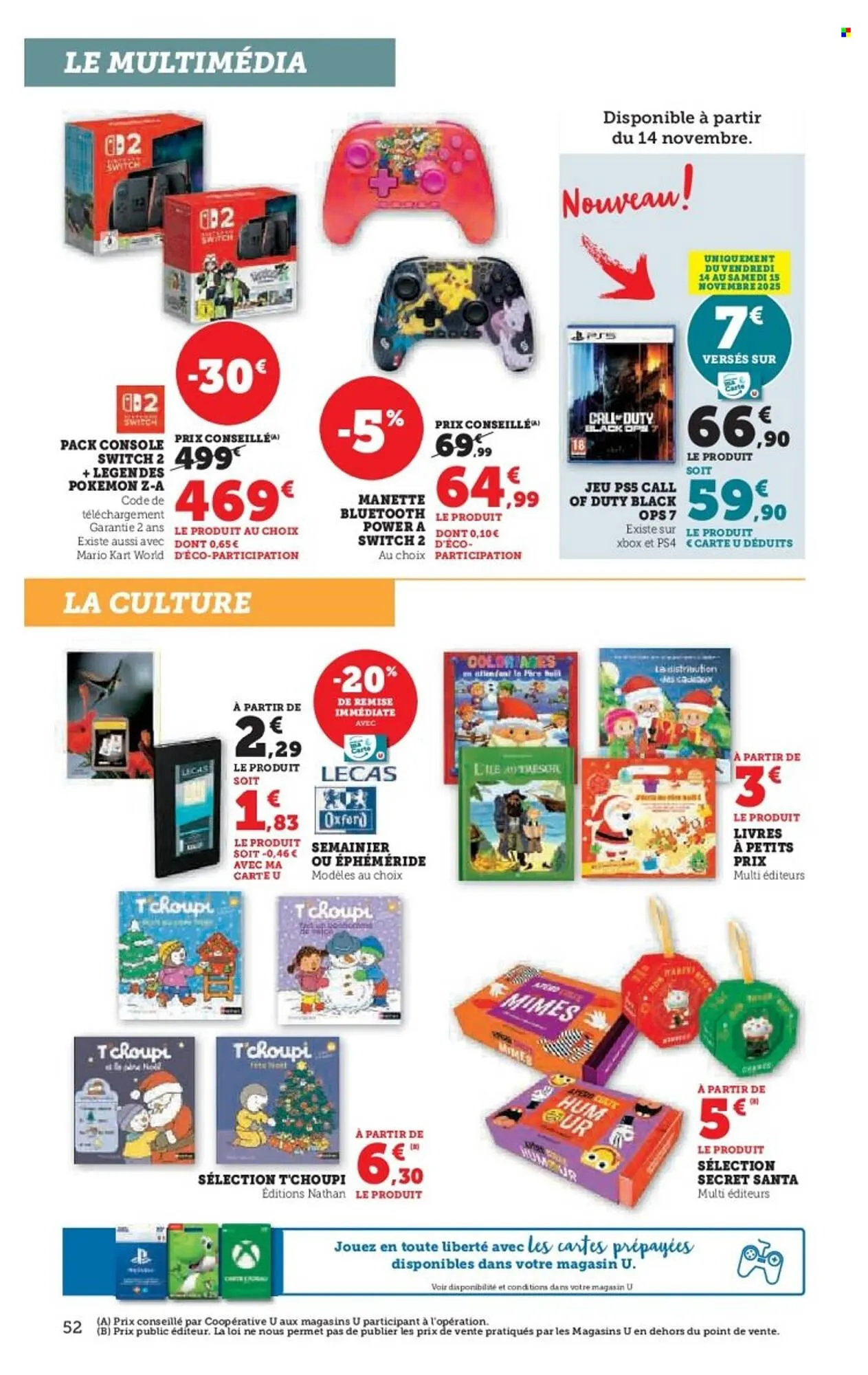 Catalogue Hyper U du 4 novembre au 16 novembre 2025 - Catalogue page 52