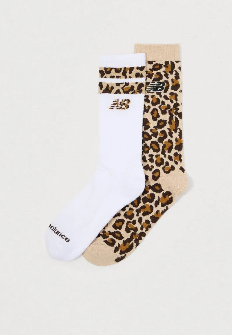 WOMEN'S LEOPARD PRINT SOCKS 2 PACK - Chaussettes