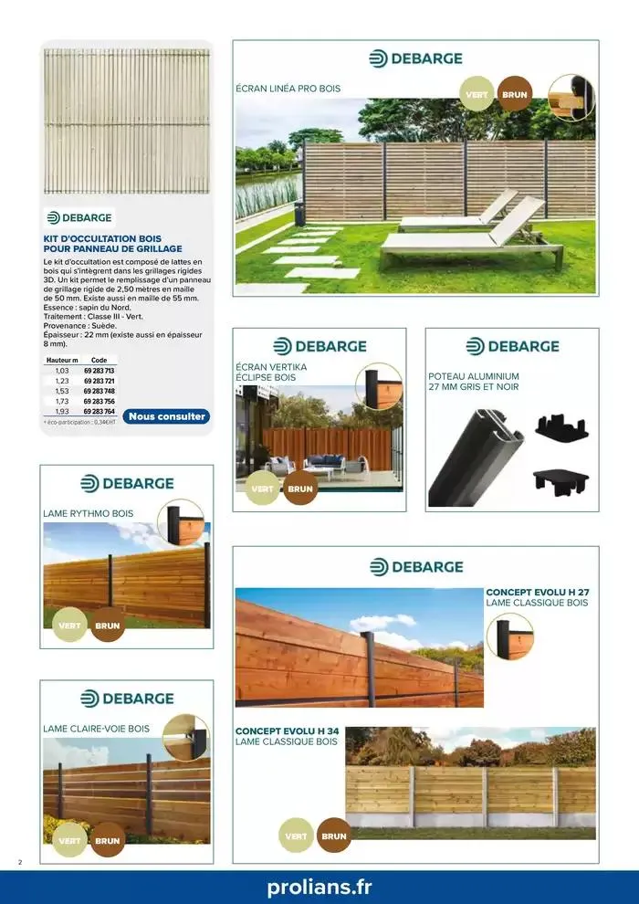 Opération Portail Aménagement Extérieur du 4 mars au 30 avril 2025 - Catalogue page 2