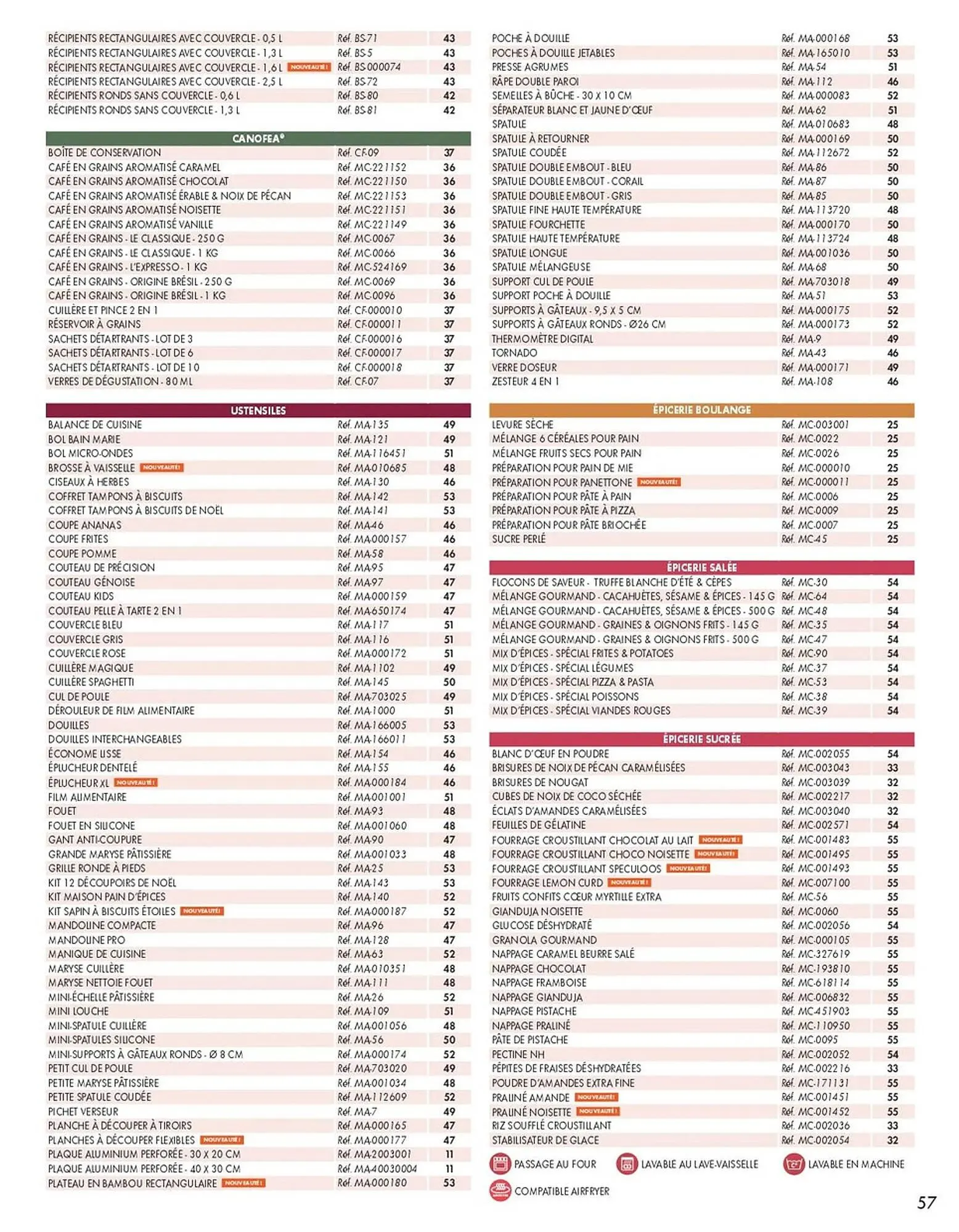 Catalogue Guy Demarle du 1 septembre au 1 février 2026 - Catalogue page 57