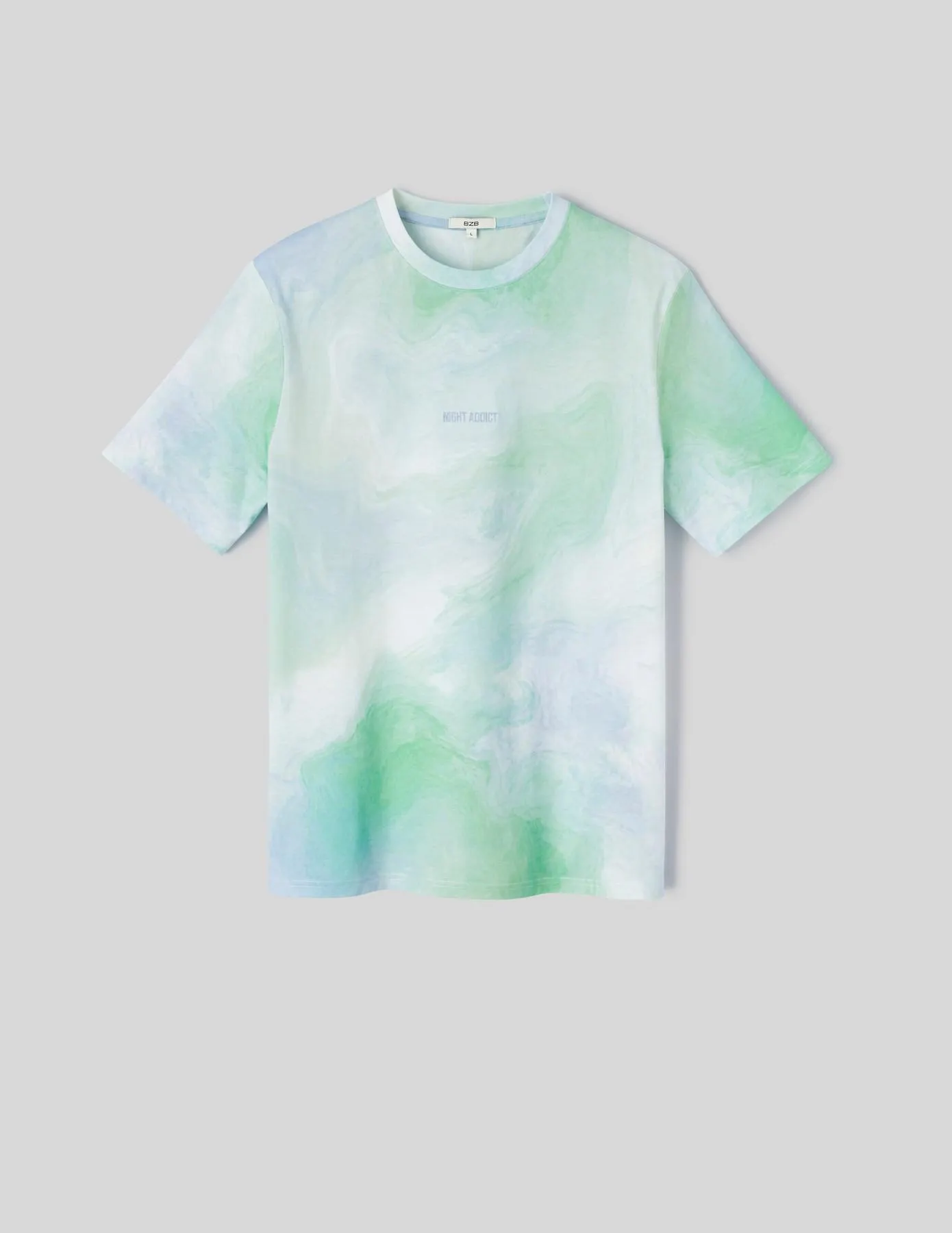 T-shirt tie & dye et broderie - Multicolore