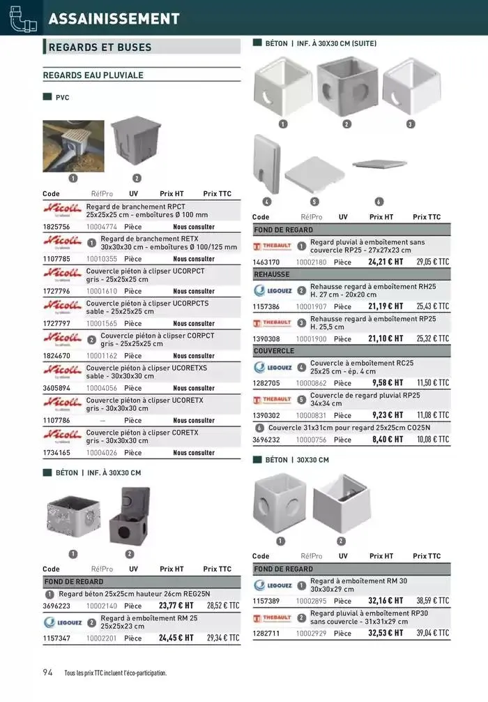 Matériaux 2025 du 1 janvier au 31 décembre 2025 - Catalogue page 94