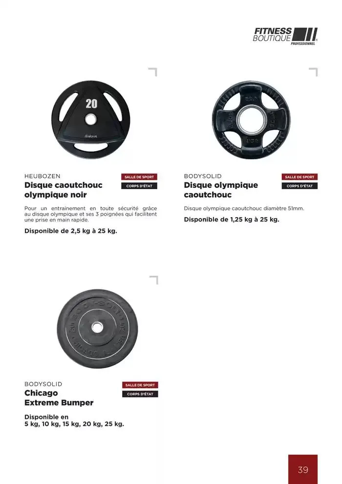 GAMME PROFESSIONNELLE 2025-2026 du 27 mars au 28 février 2026 - Catalogue page 39