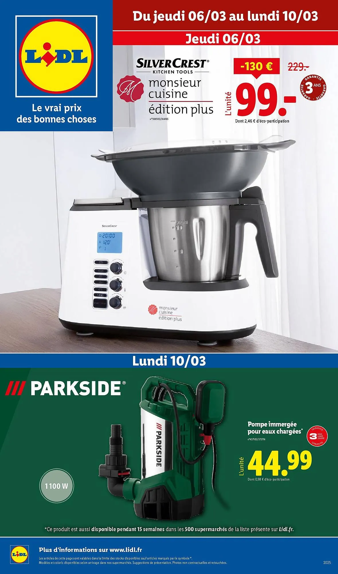 Catalogue Lidl du 6 mars au 10 mars 2025 - Catalogue page 1