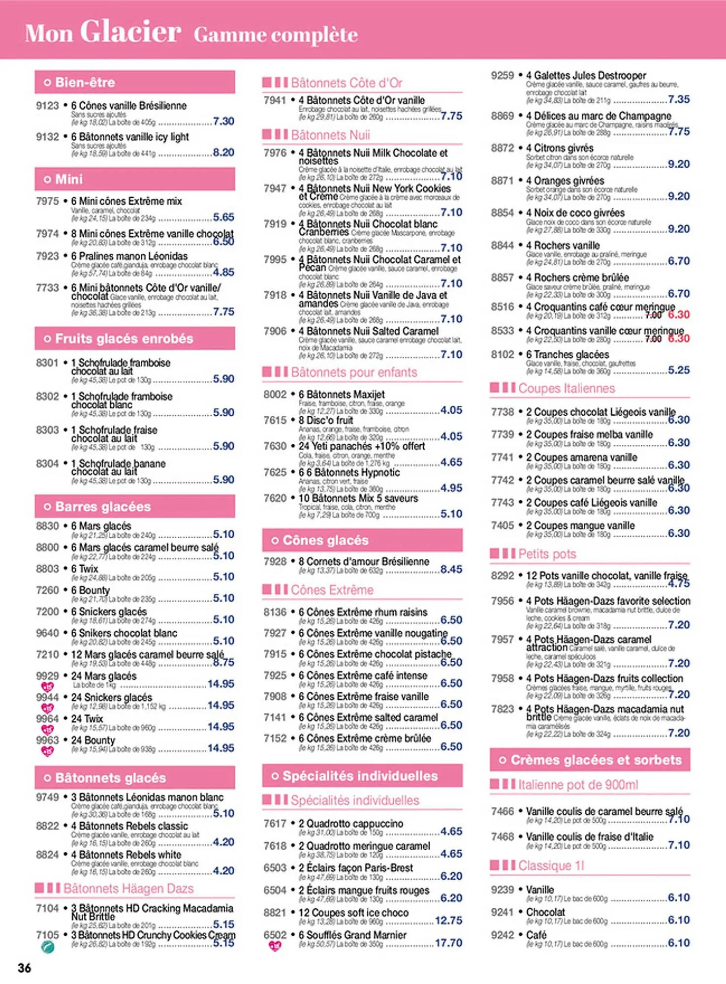 Catalogue Croque Gel du 20 octobre au 16 novembre 2025 - Catalogue page 36