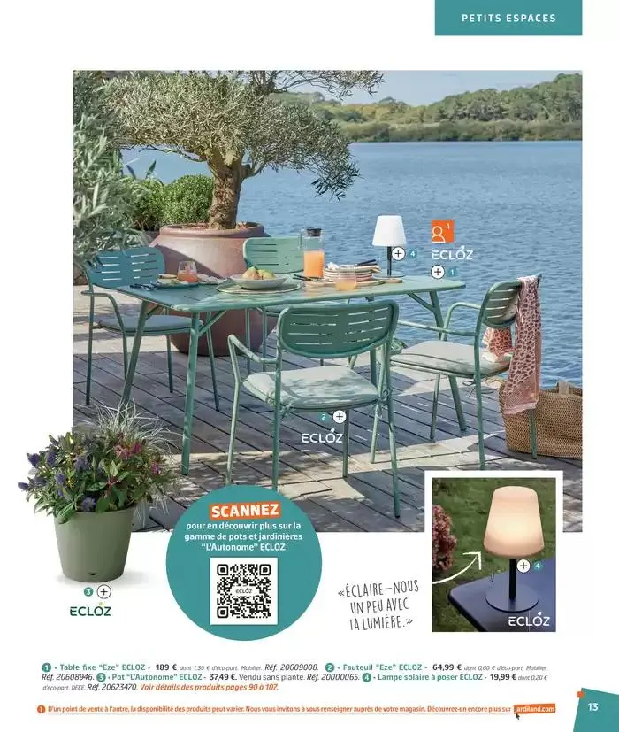 BARBEUC, SIESTE, PÉTANQUE PLACE À LA DÉTENTE du 27 février au 23 juin 2025 - Catalogue page 13