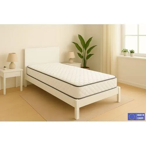 DAGOSTINO Matelas Mousse 90x190 cm EUROPE - Ferme - Réversible - Côté Été/hiver - H20 Cm