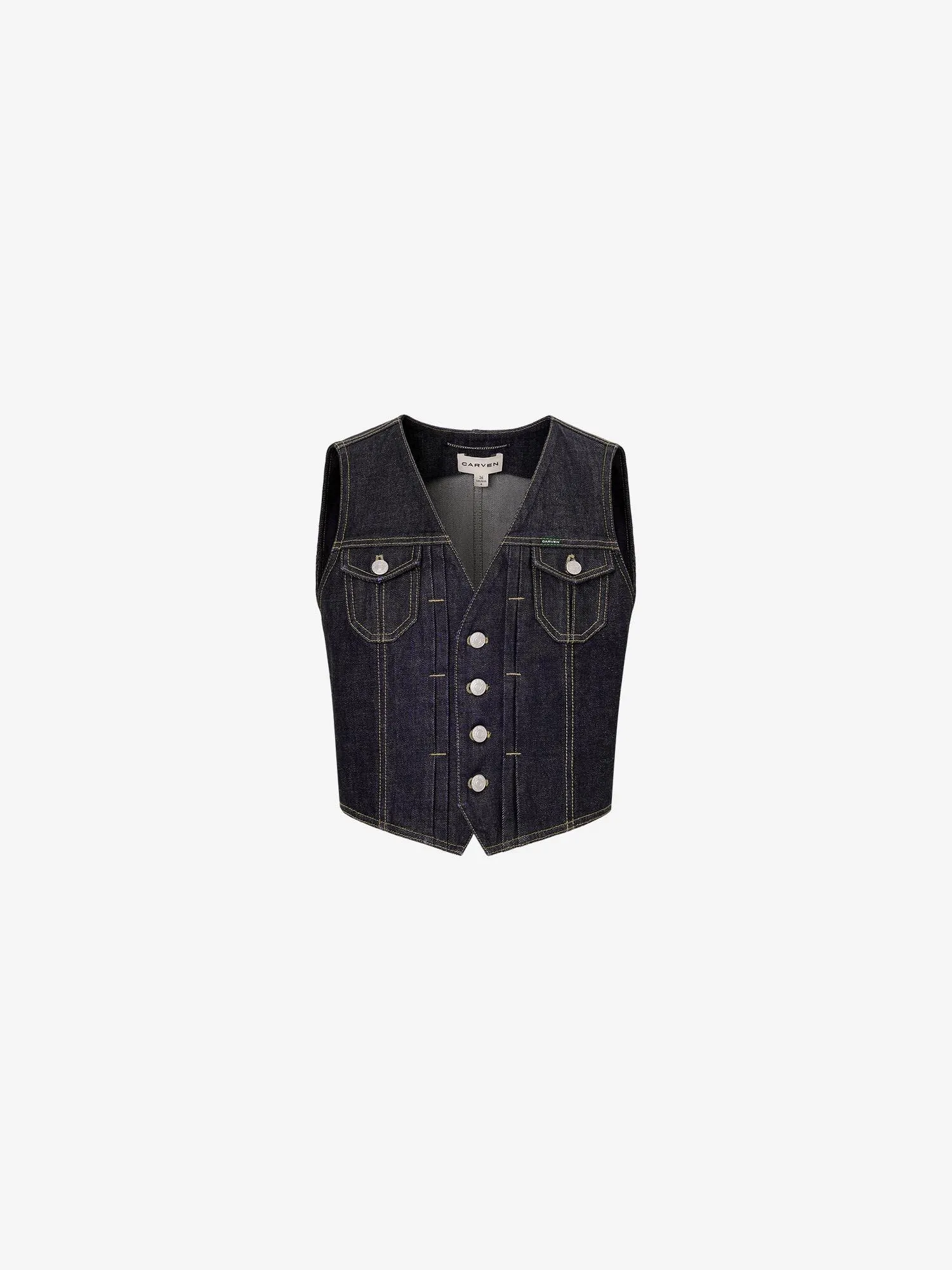 EDDYSON VEST IN DENIM