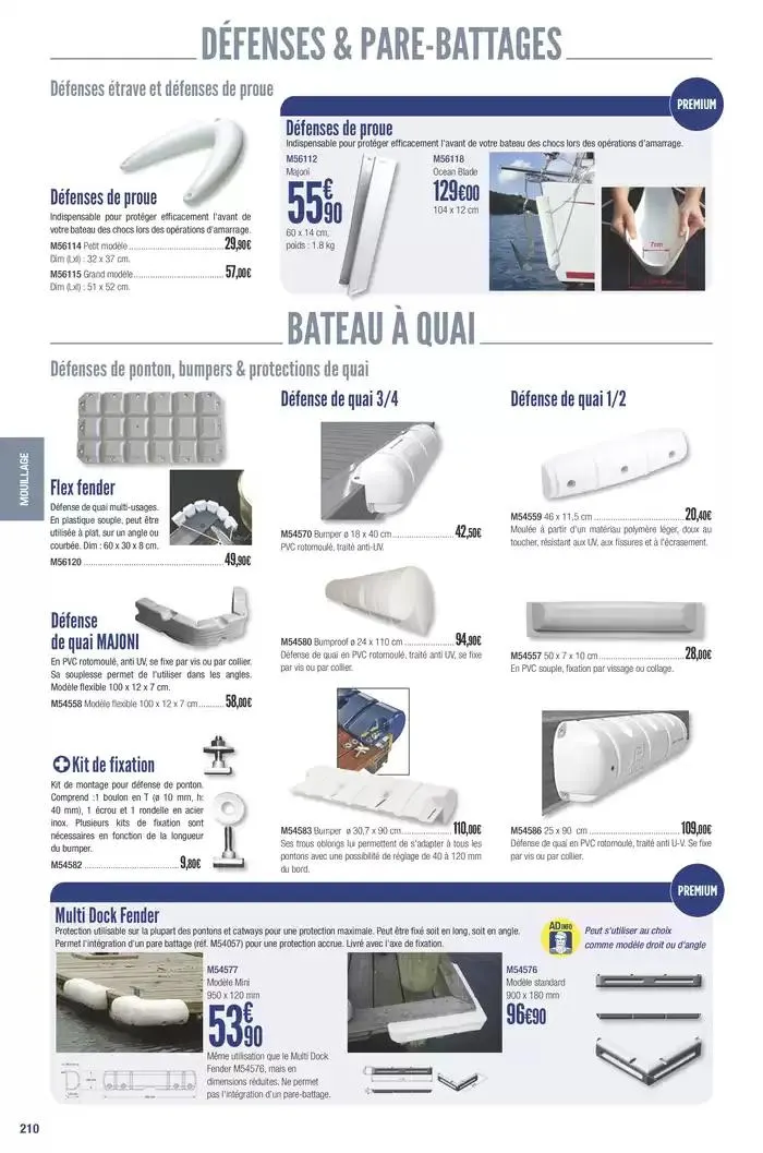 Catalogue Accastillage Diffusion 2025 du 1 janvier au 31 décembre 2025 - Catalogue page 212