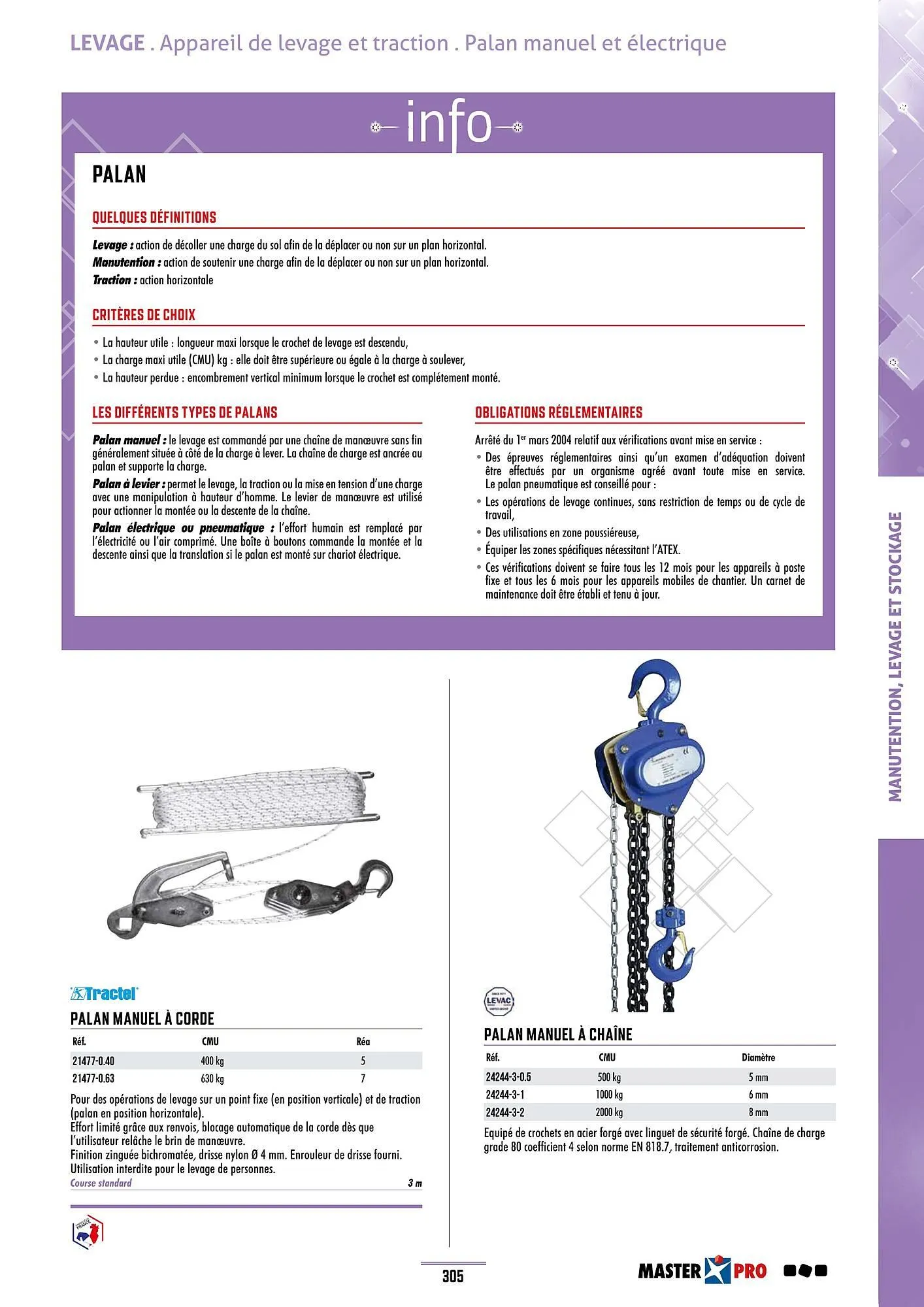 Catalogue Master Pro du 28 janvier au 30 décembre 2028 - Catalogue page 309