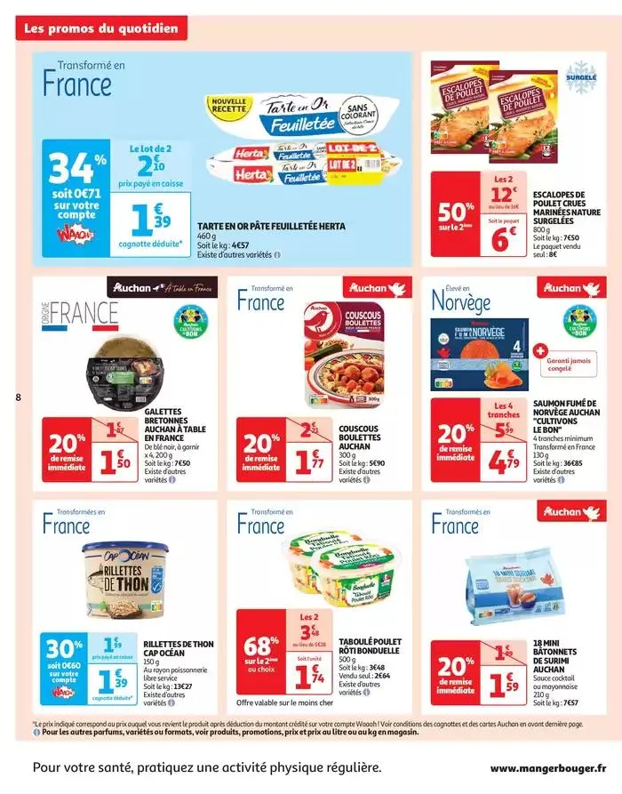 Les prix bas qui font du bien au quotidien du 1 avril au 6 avril 2025 - Catalogue page 8