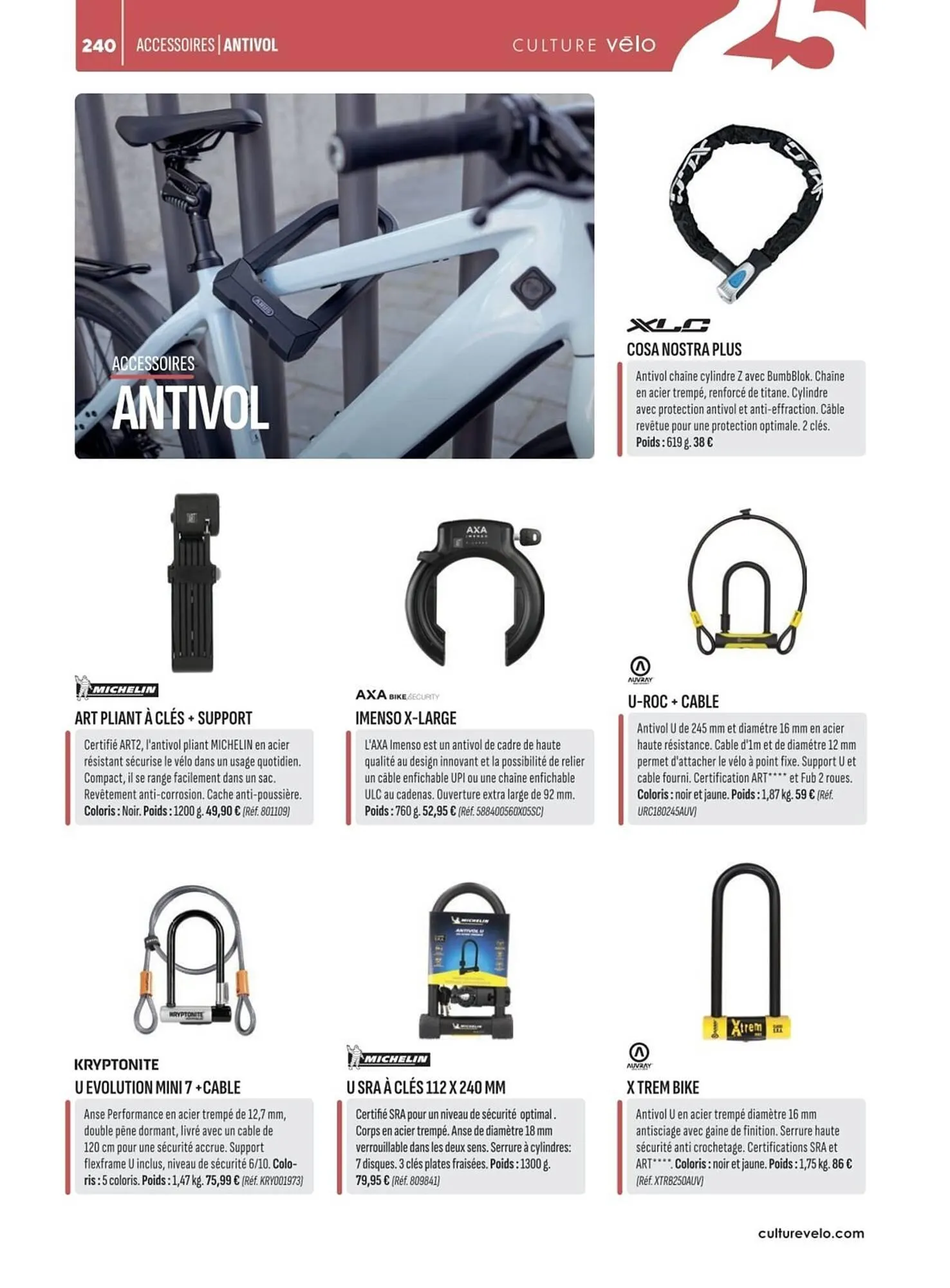 Catalogue Culture Vélo du 2 mai au 31 décembre 2025 - Catalogue page 240