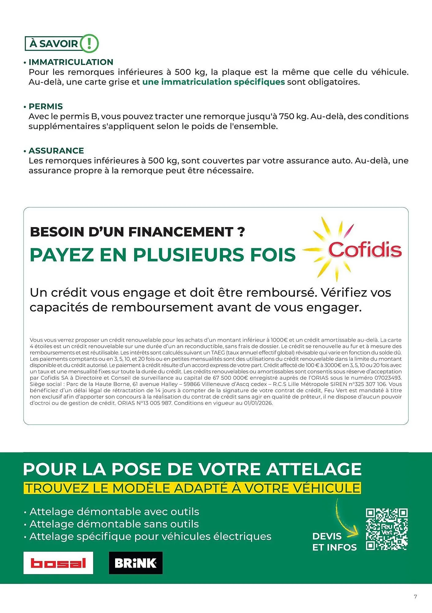 Catalogue Feu Vert du 13 avril au 31 décembre 2026 - Catalogue page 7