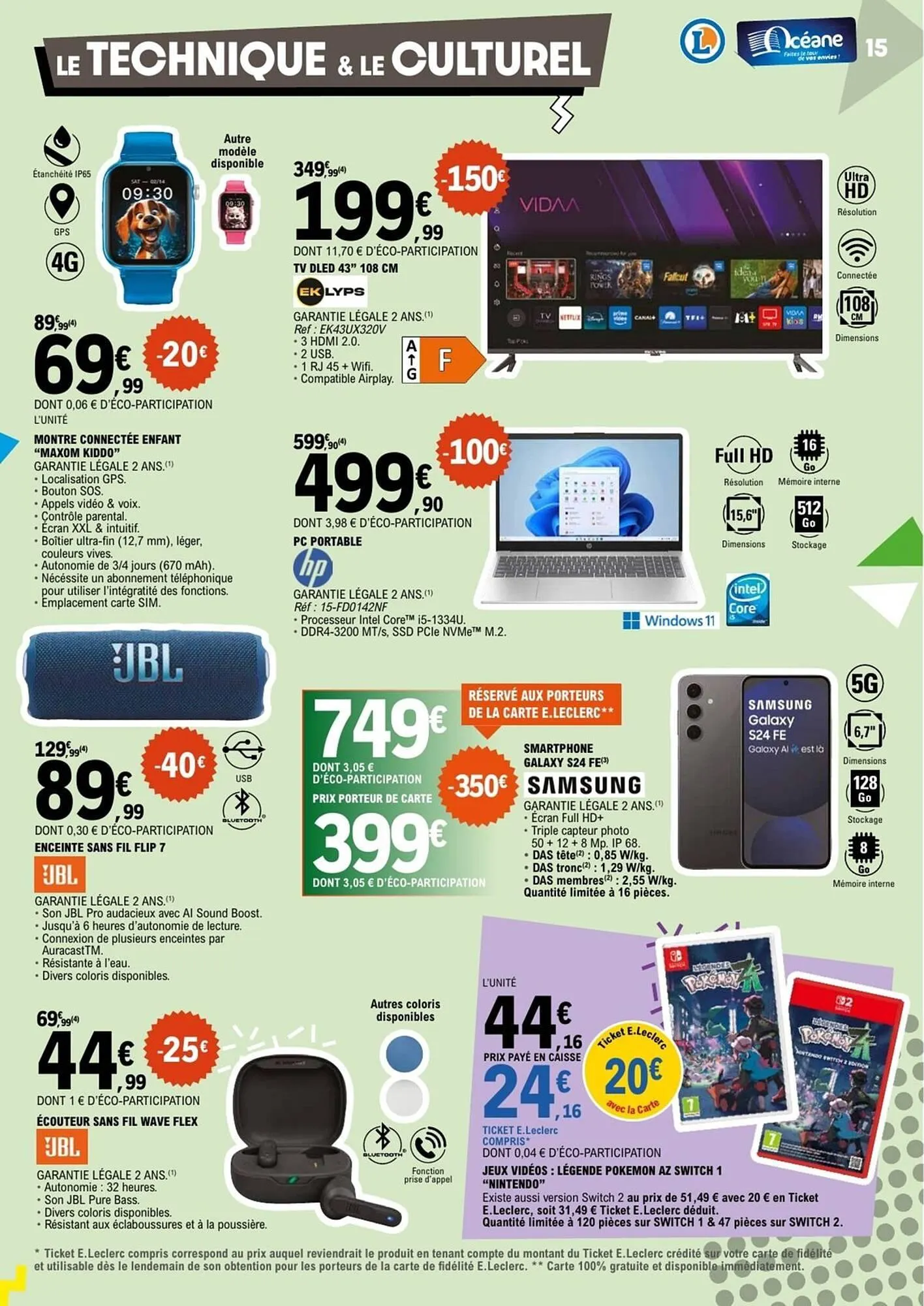 Catalogue E.Leclerc du 17 mars au 4 avril 2026 - Catalogue page 15
