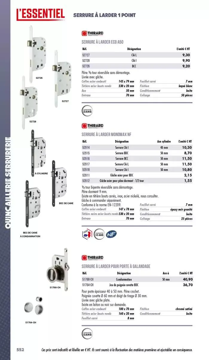 Essentiel Industrie 2025 du 3 janvier au 31 décembre 2025 - Catalogue page 554