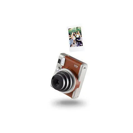 Fujifilm instax mini 90 NEO CLASSIC 62 x 46 mm Marron, Acier inoxydable