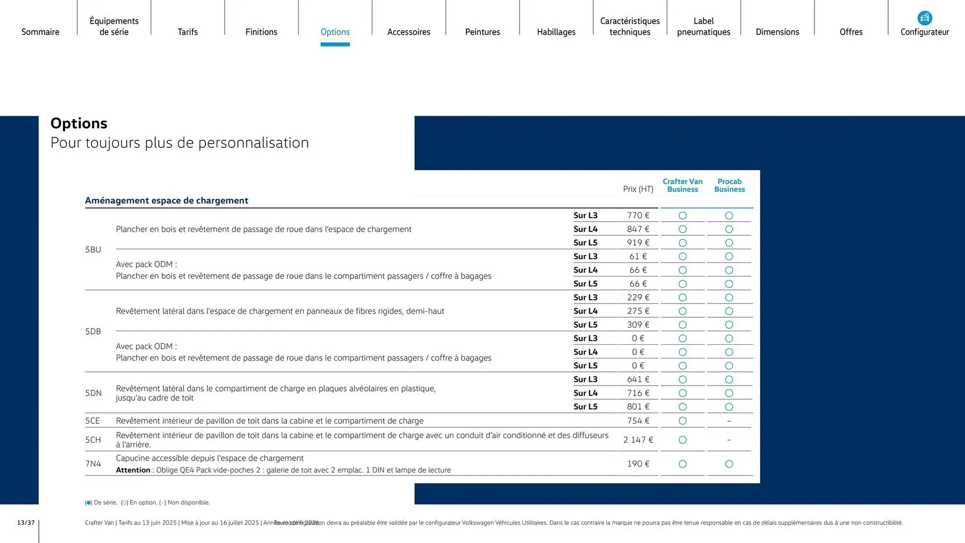 Catalogue Volkswagen du 7 août au 31 mars 2026 - Catalogue page 13