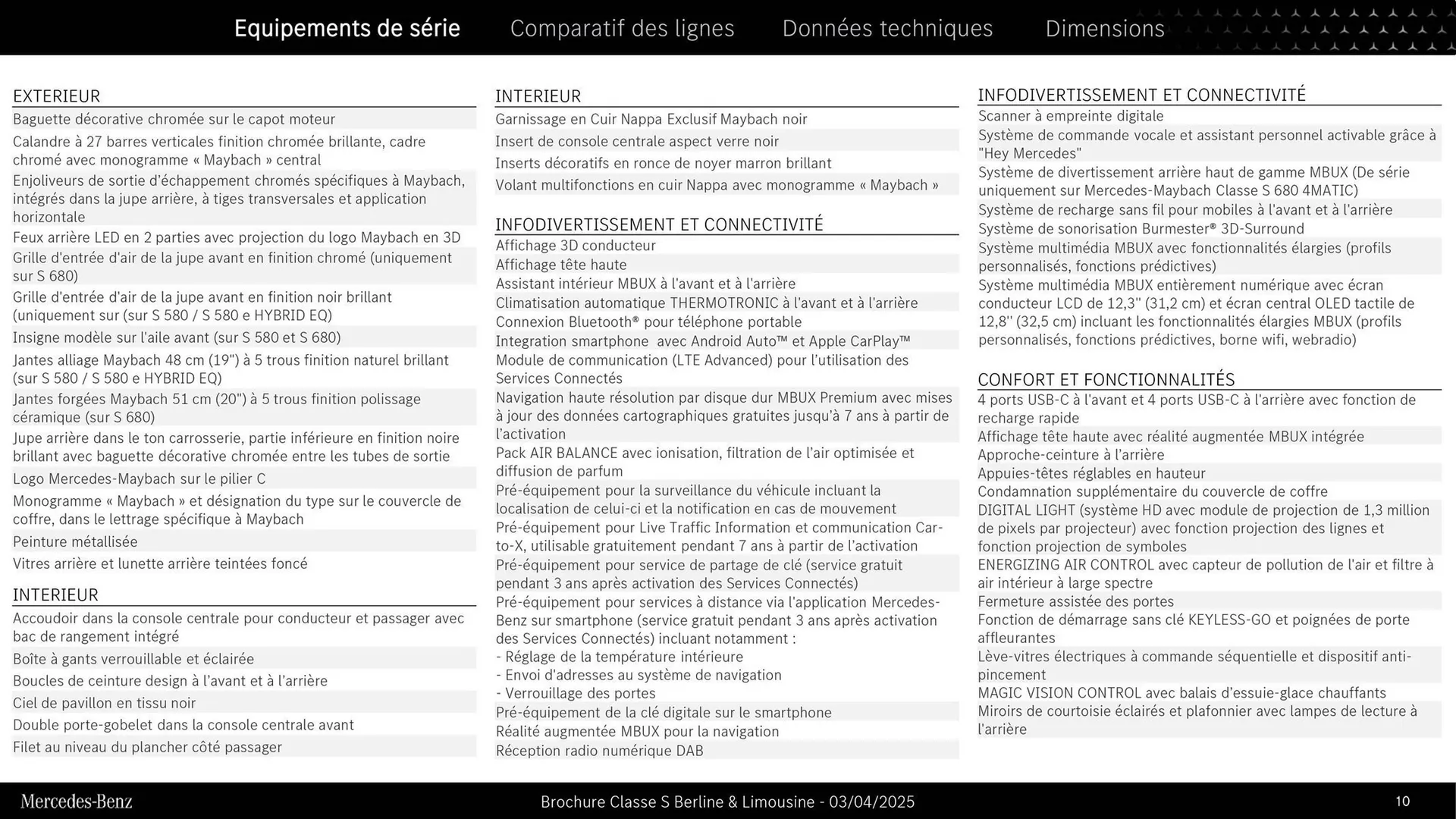 Catalogue Mercedes-Benz du 3 septembre au 3 septembre 2026 - Catalogue page 10