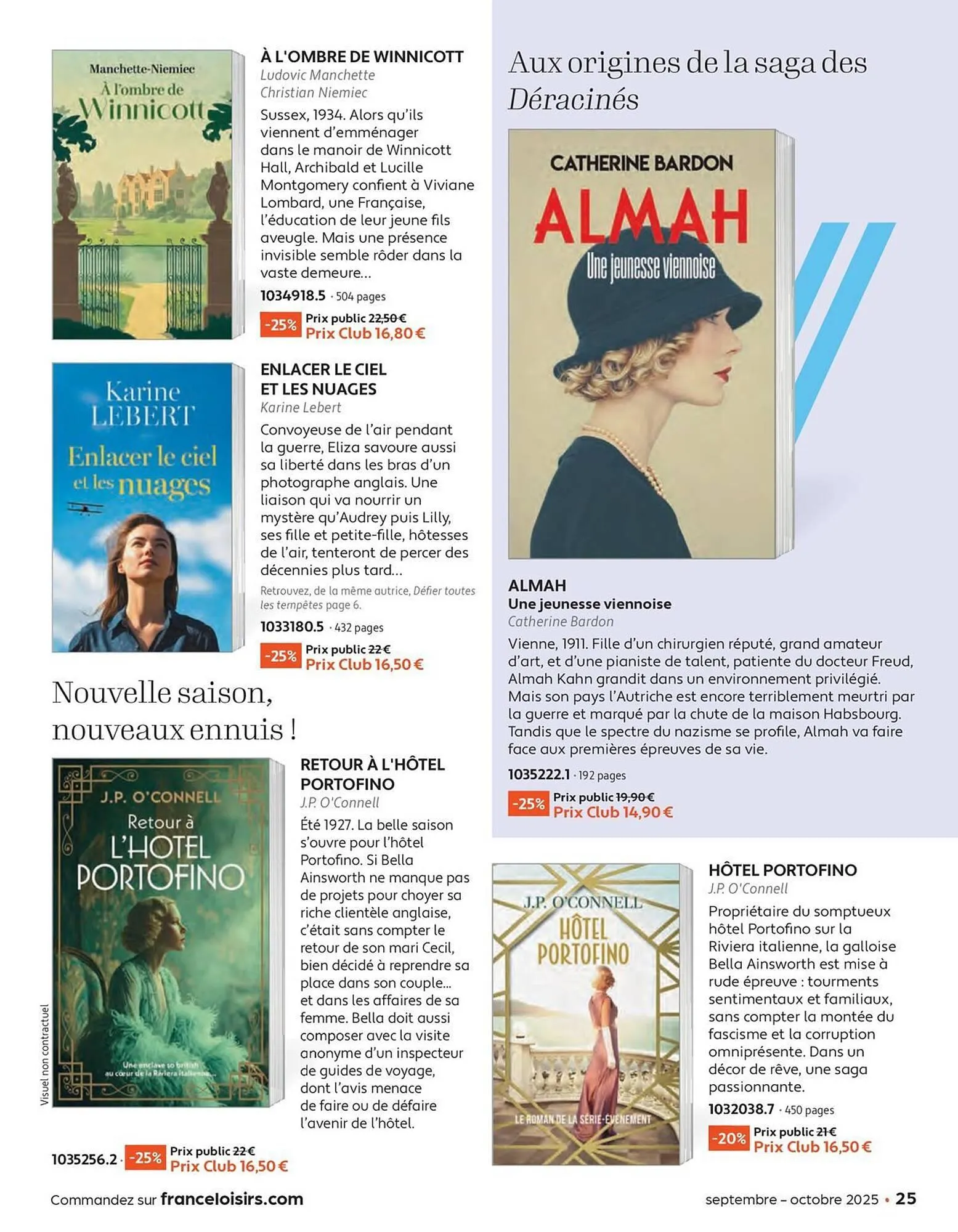 Catalogue France Loisirs du 1 septembre au 31 octobre 2025 - Catalogue page 25