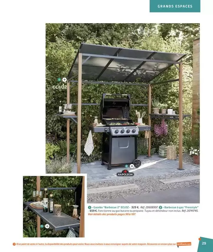 BARBEUC, SIESTE, PÉTANQUE PLACE À LA DÉTENTE du 27 février au 23 juin 2025 - Catalogue page 29