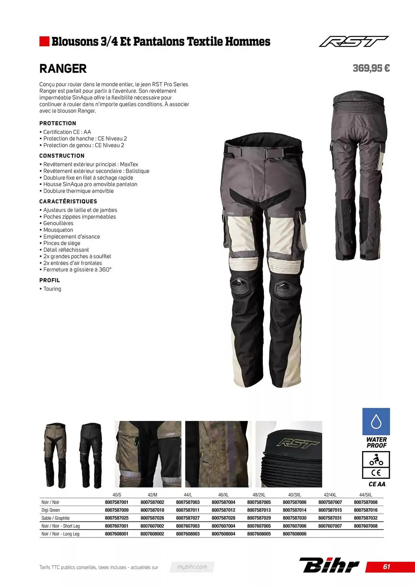 Catalogue Bihr du 12 décembre au 31 décembre 2025 - Catalogue page 61