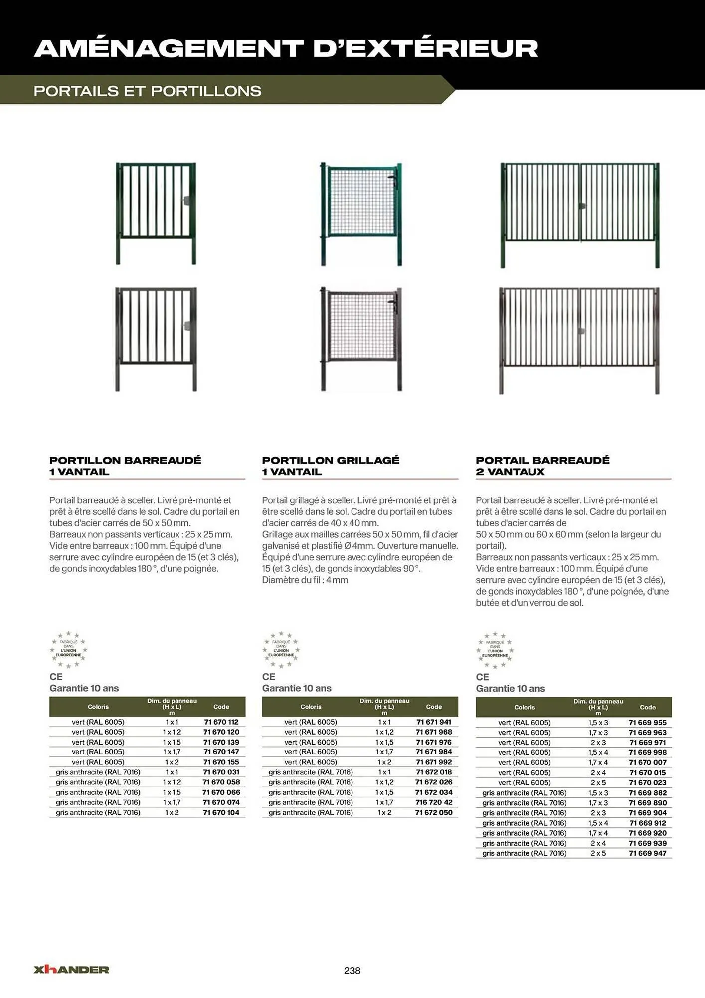 Catalogue Prolians du 2 septembre au 31 décembre 2025 - Catalogue page 238
