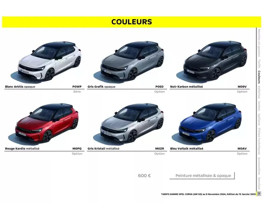 Opel Corsa du 17 janvier au 17 janvier 2026 - Catalogue page 8