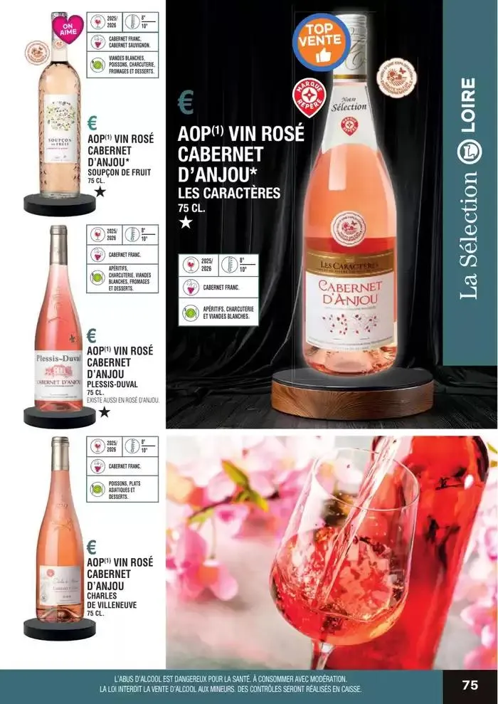 GUIDE DES VINS 2025 2026 du 27 février au 31 janvier 2027 - Catalogue page 75