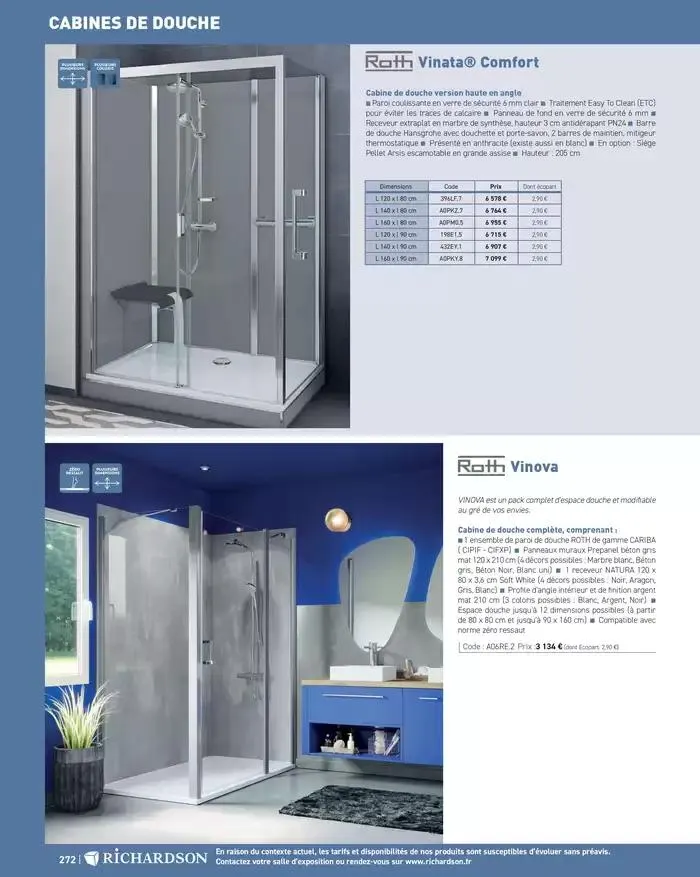 SALLE DE DE BAINS ET CARRELAGE 2025 du 11 avril au 31 décembre 2025 - Catalogue page 274