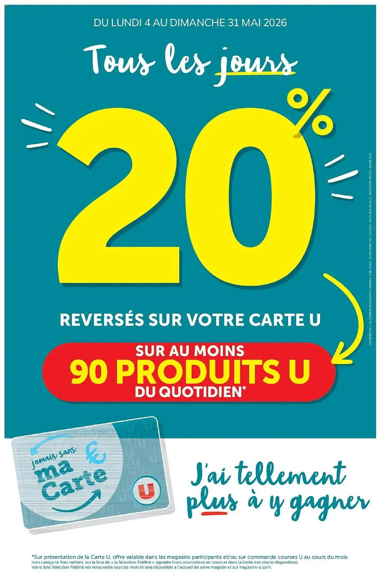 Catalogue U Express du 4 mai au 31 mai 2026 - Catalogue page 1