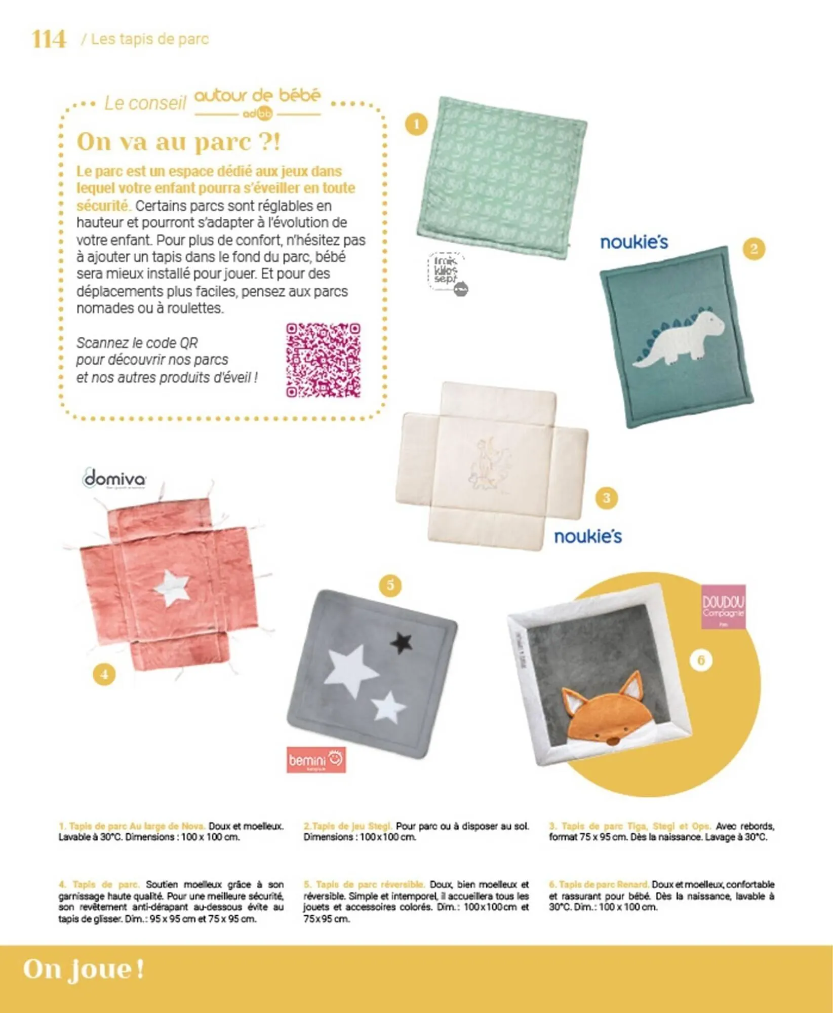 Catalogue autour de bébé du 31 mars au 31 janvier 2024 - Catalogue page 116