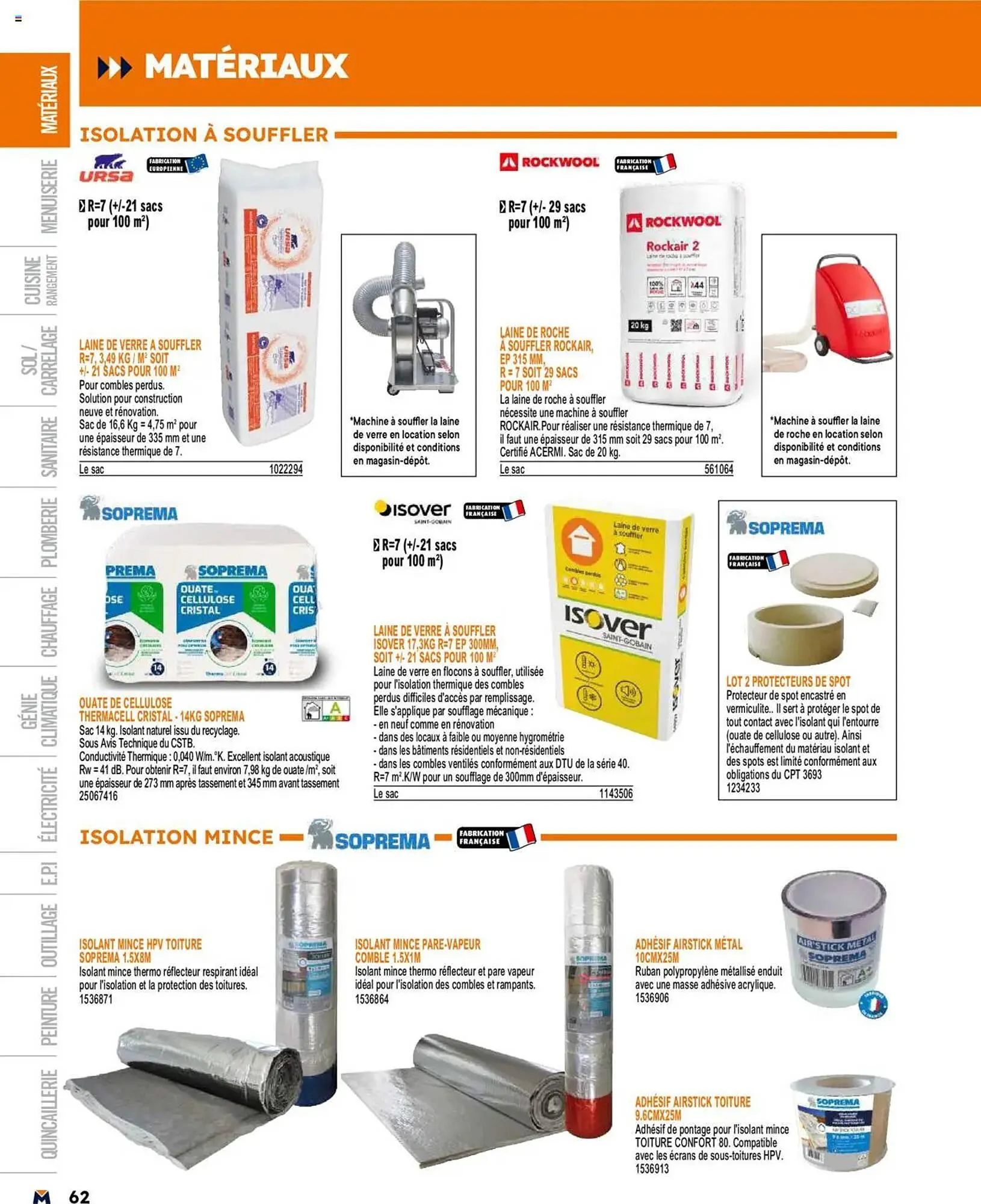 Catalogue Bricoman du 19 mars au 31 décembre 2025 - Catalogue page 62