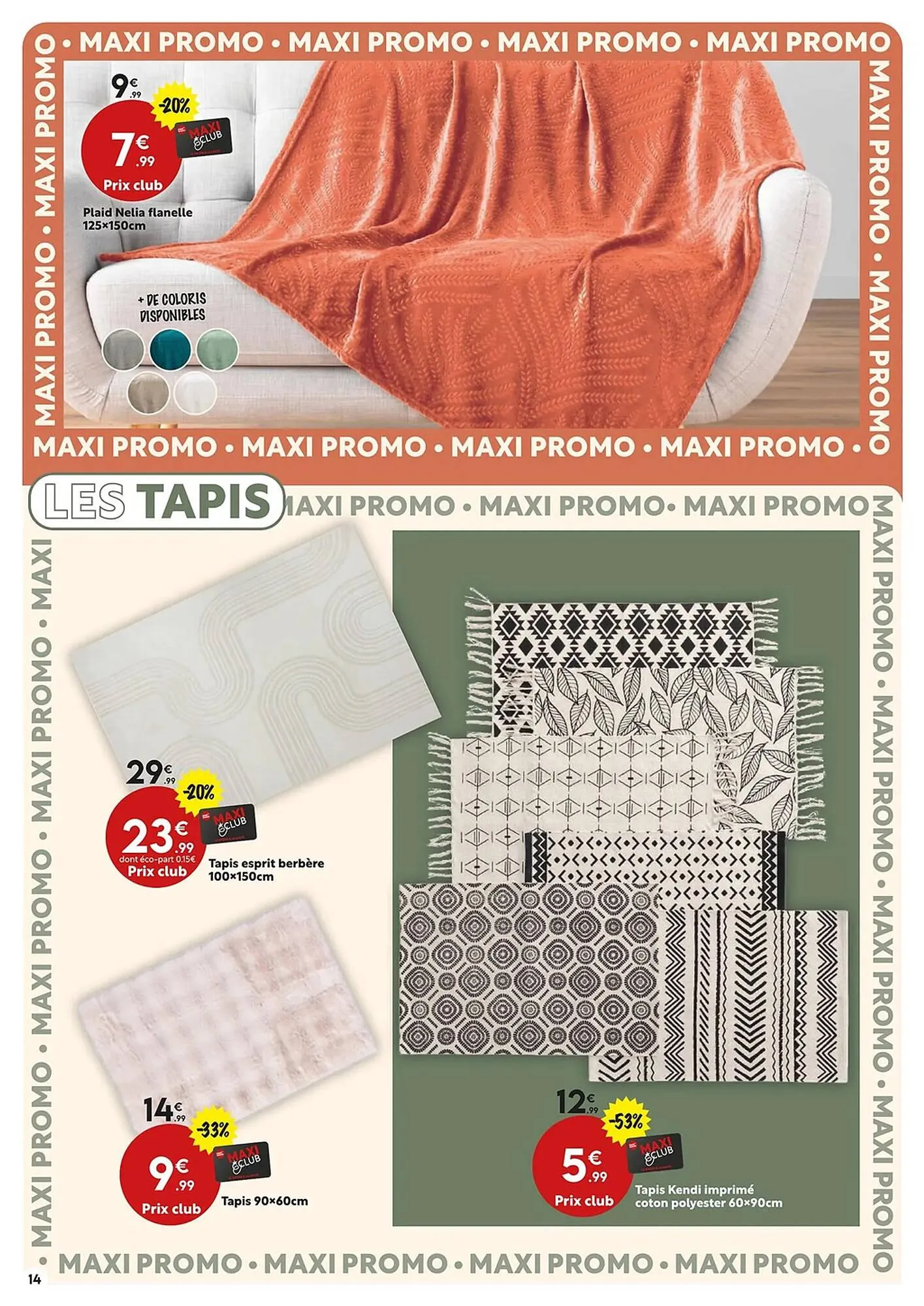 Catalogue Maxi Bazar du 11 mars au 29 mars 2026 - Catalogue page 14