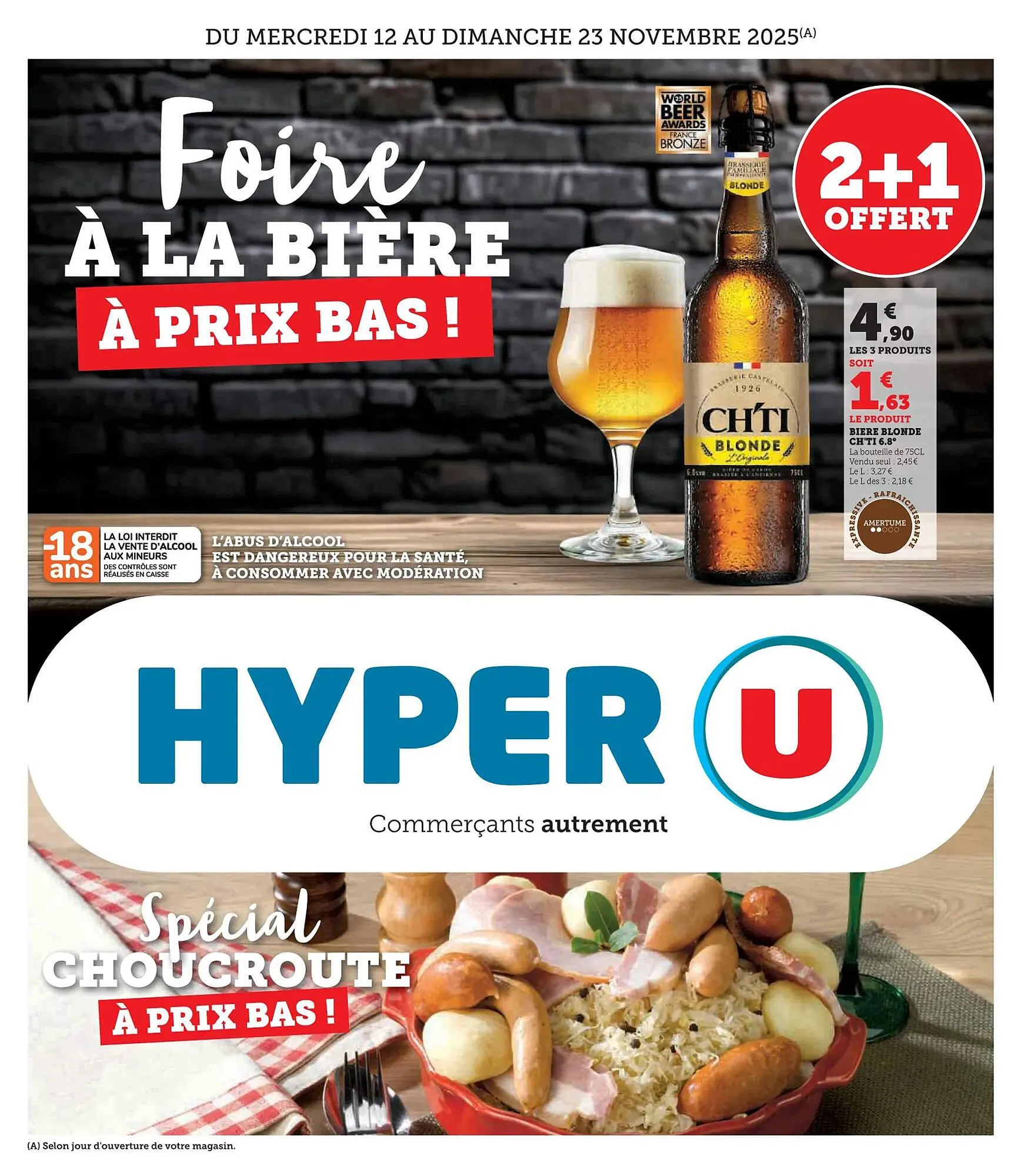 Catalogue Hyper U du 12 novembre au 23 novembre 2025 - Catalogue page 1